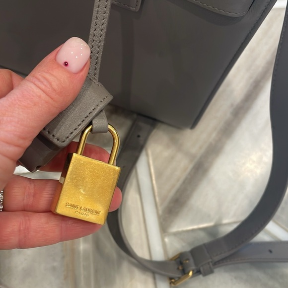 Saint Laurent Nano Sac de Jour grey - Picture 9 of 13